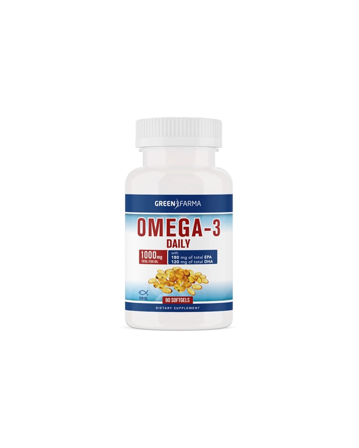 Green Farma Omega 3 Daily 90 Softgel Green Farma Omega 3 Daily 90 Softgel - Görsel 1