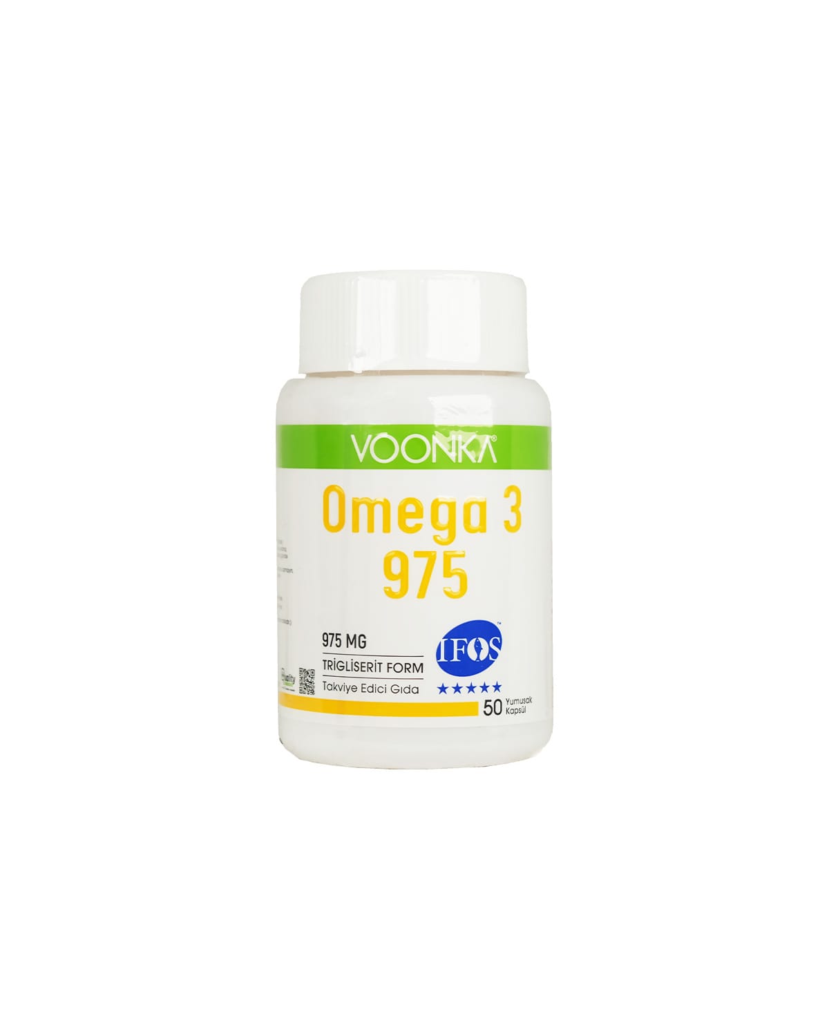 Voonka Omega 3 975 Mg 50 Kapsül Voonka Omega 3 975 Mg 50 Kapsül - Görsel 1