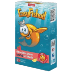 EasyFishoil Çilek ve Limon Aromalı 30 Çiğnenebilir Jel Form