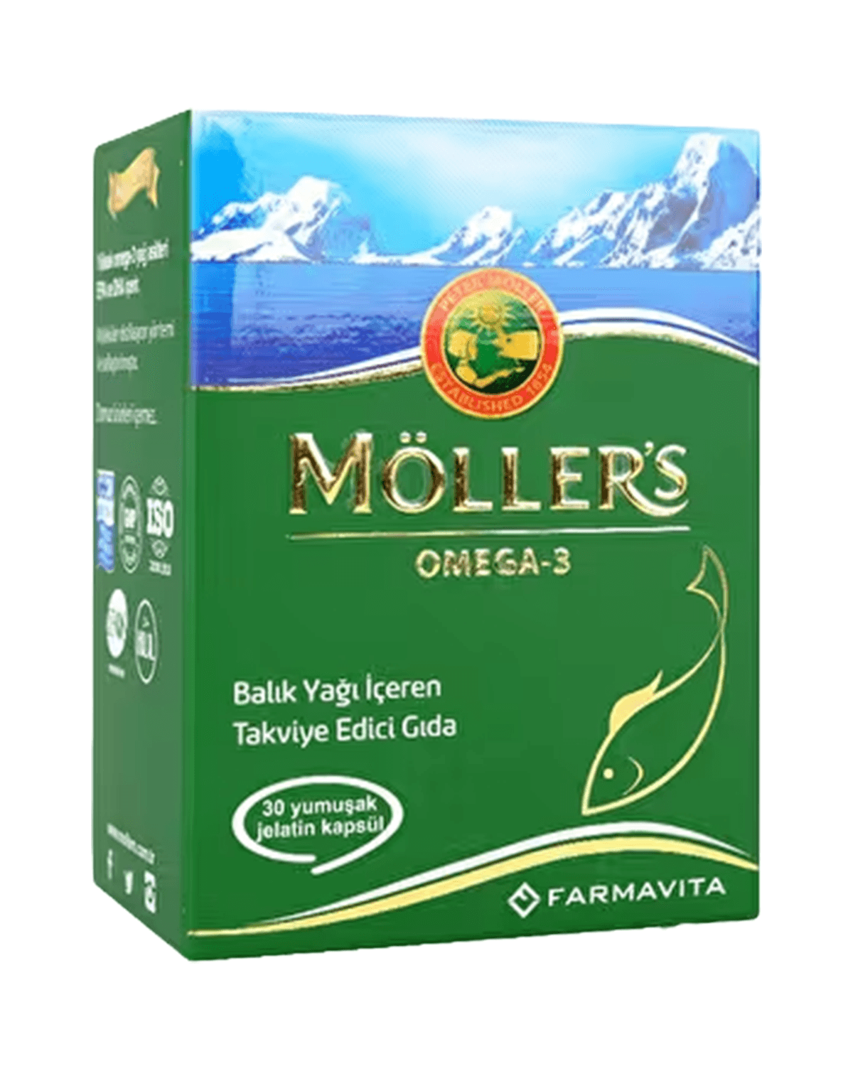 Möllers Omega-3 Takviye Edici Gıda 30 Yumuşak Kapsül Möllers Omega-3 Takviye Edici Gıda 30 Yumuşak Kapsül - Görsel 1